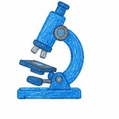 Crayon-style illustration of Microscope